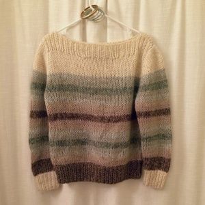 ❗️Liz Claiborne Sparkling Striped Sweater, Size M